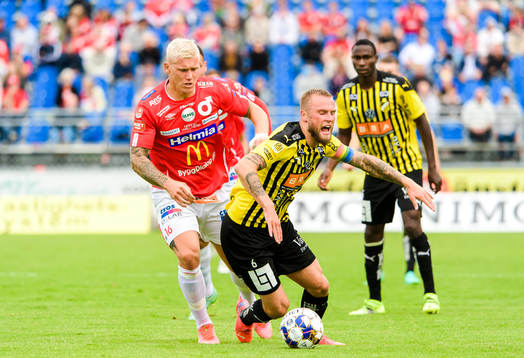 Degerfors Victor Edvardsen och Häckens Alexander Faltsetas