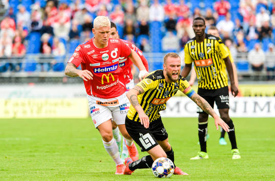 Degerfors Victor Edvardsen och Häckens Alexander Faltsetas