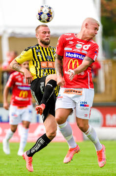 Häckens Alexander Faltsetas och Degerfors Victor Edvardsen