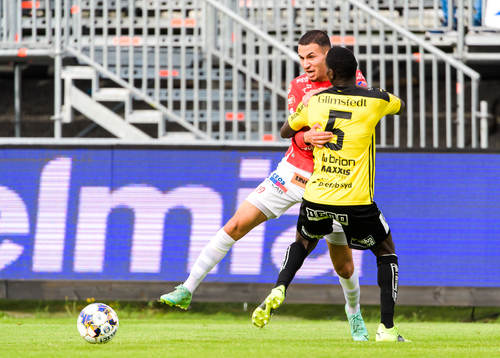 Degerfors Abdelrahman Saidi och Häckens Godswill Ekpolo