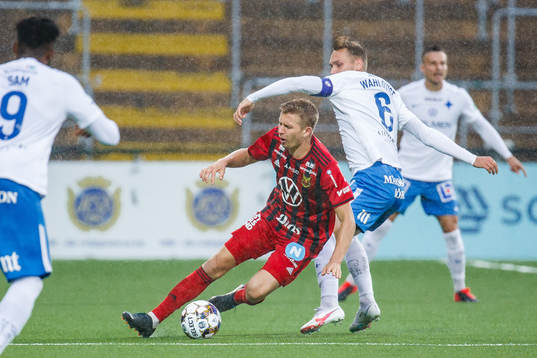 Östersunds Ludvig Fritzson och IFK Norrköpings Linus