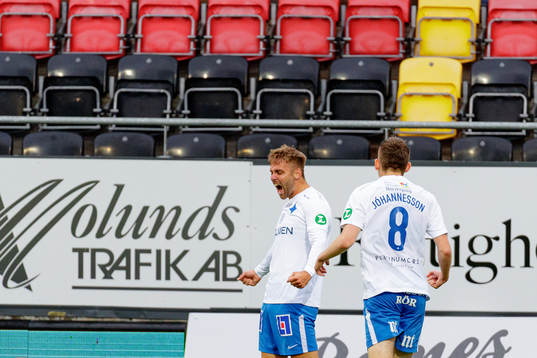 IFK Norrköpings Christoffer Nyman jublar