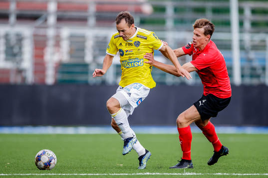 Falkenbergs Anton Wede och Vasalunds Philip Wiström