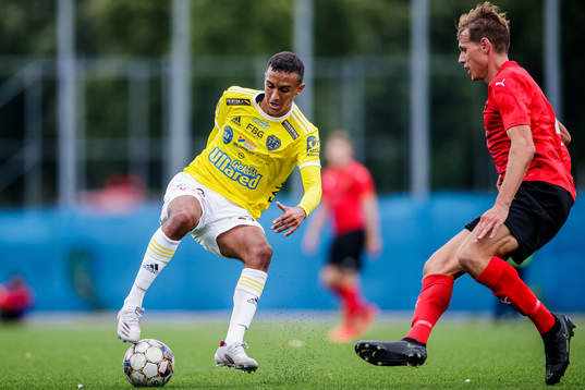 Falkenbergs Oliver Hintsa och Vasalunds Philip Wiström