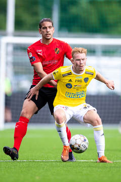 Vasalunds Nikola Vasic och Falkenbergs Linus Borgström