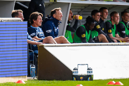 Djurgårdens tränare Thomas Lagerlöf och tränare Kim