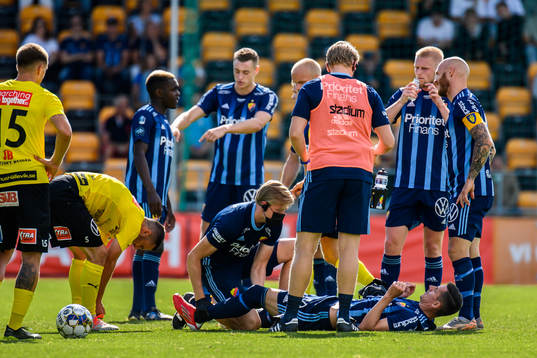 Djurgårdens Haris Radetinac har ont