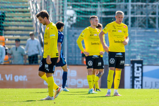 Mjällbys spelare deppar