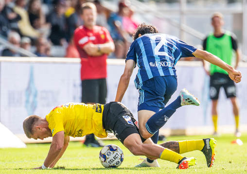 Mjällbys Ivan Kricak och Djurgårdens Jesper Nyholm
