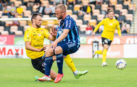 Max Watson och Djurgårdens Nicklas Bärkroth