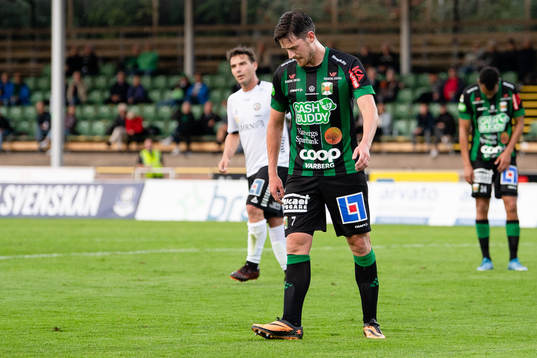 Varbergs Robin Tranberg deppar