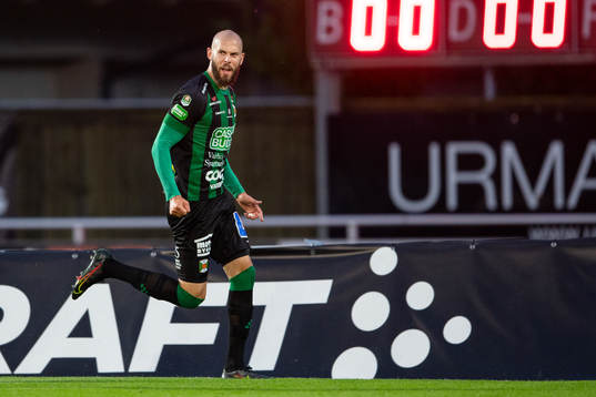 Varbergs Robin Simovic jublar
