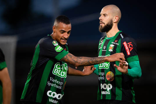Varbergs Robin Simovic jublar