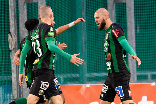 Varbergs Robin Simovic jublar