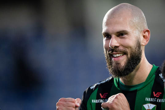 Varbergs Robin Simovic jublar