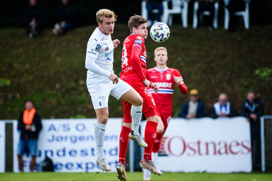Österlens Oskar Blixt och IFK Göteborgs Gustaf Norlin