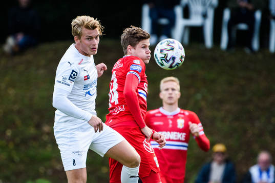Österlens Oskar Blixt och IFK Göteborgs Gustaf Norlin