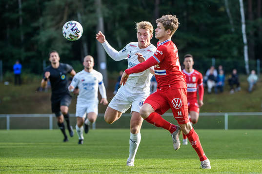IFK Göteborgs Gustaf Norlin och Österlens Oskar Blixt