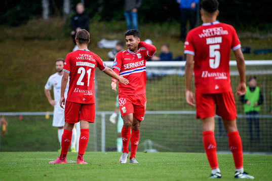 IFK Göteborgs Hosam Aiesh jublar