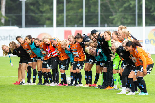 Players of Kristianstad celebrates