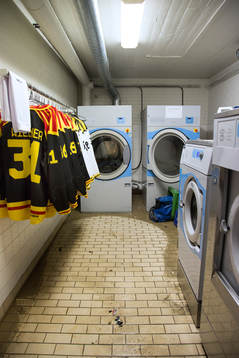 Interiör bild på ett förråd i Monitor ERP Arena