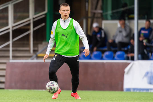 Häckens Kristoffer Lund Hansen i paus