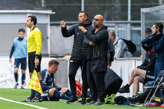 Utsiktens Martin Smedberg Dalence och manager Bosko Orovic