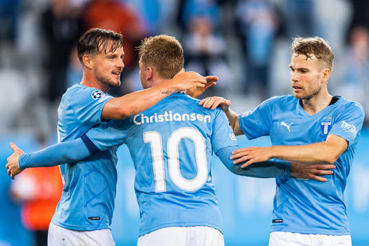 Eric Larsson, Anders Christiansen and Oscar Lewicki of