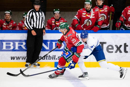 Frölundas Joel Lundqvist och Leksands Nils Åman