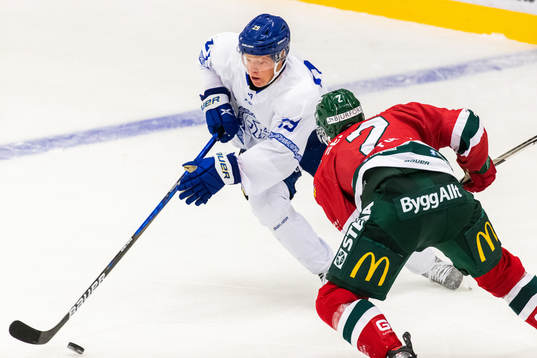 Leksands Emil Heineman och Frölundas Christian Folin