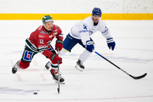 Frölundas Max Friberg och Leksands Oskar Lang