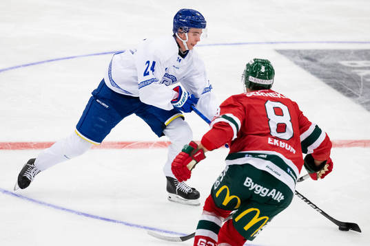 Leksands Isak Rosén mot Frölundas Viktor Ekbom