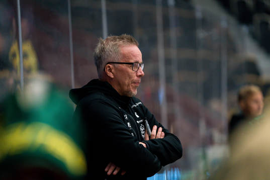 Björklövens tränare Hans Wallson