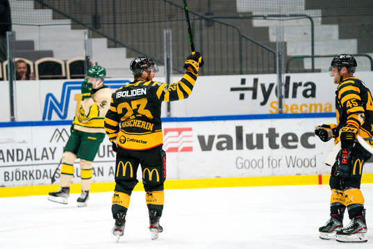 Skellefteås Adam Mascherin jublar