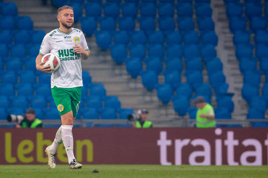 Darijan Bojanic of Hammarby looks dejected