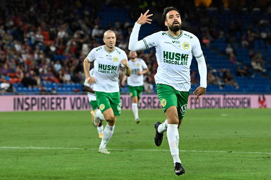 Abdul Khalili of Hammarby celebrates