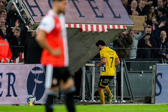 Frederik Holst of Elfsborg leaves the pitch