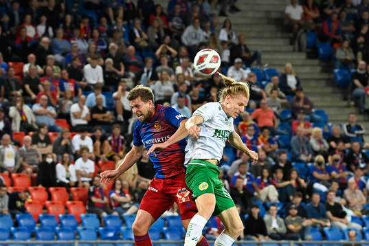 Fabian Frei of Basel and Gustav Ludwigson of Hammarby