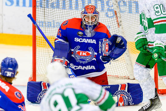 Oskarshamns målvakt Tim Juel