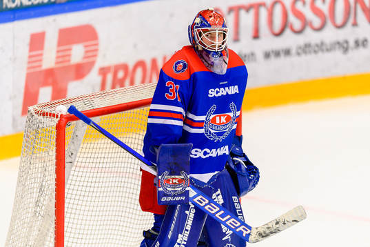 Oskarshamns målvakt Tim Juel