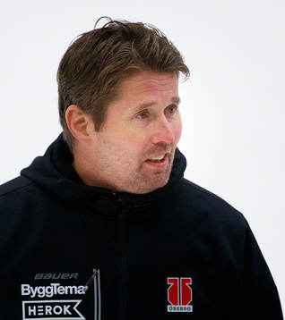 Örebros assisterande tränare Stefan Klockare