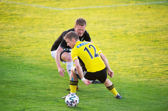 IFK Hässleholms Amel Crnalic i matchen i div. 2 Södra