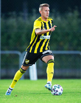 IFK Hässleholms Daniel Kardum i matchen i div. 2 Södra
