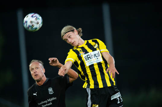 IFK Hässleholms Teo Helm och Sölvesborgs Marcus Ekenberg