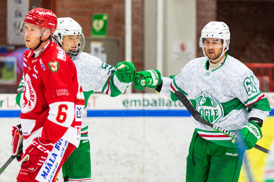 Rögles Ludvig Larsson jublar