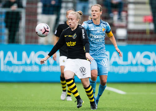 s Ebba Jahnfors och Djurgårdens Michaela van