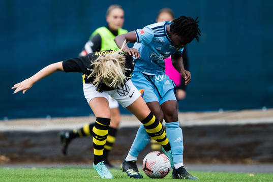 s Emelie Jansson och Djurgårdens Portia Boakye