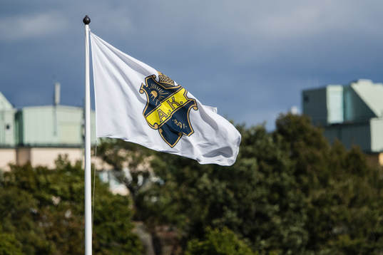 En AIK-flagga