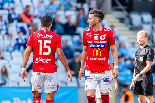 Degerfors Sean Sabetkar och Daniel Janevski deppar