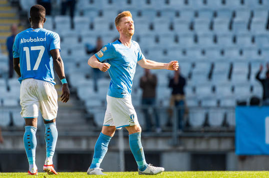 Malmö FFs Anders Christiansen jublar